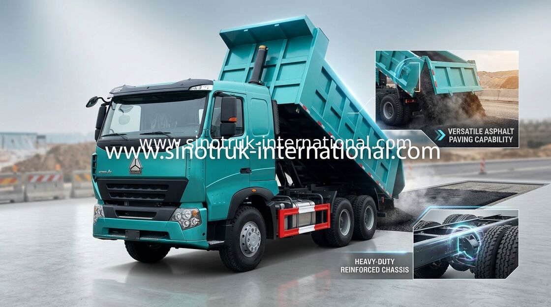 420HP 팁 주는 사람 덤프 트럭 SINOTRUK HOWO A7 믿을 수 있는 성과에 266HP