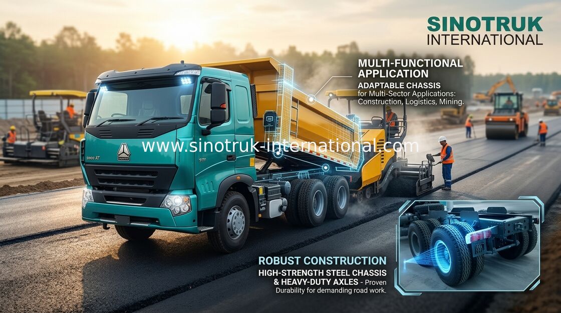 저프로파일 팁 주는 사람 덤프 트럭 6x4 Sinotruk Howo 290HP는 널리 씁니다