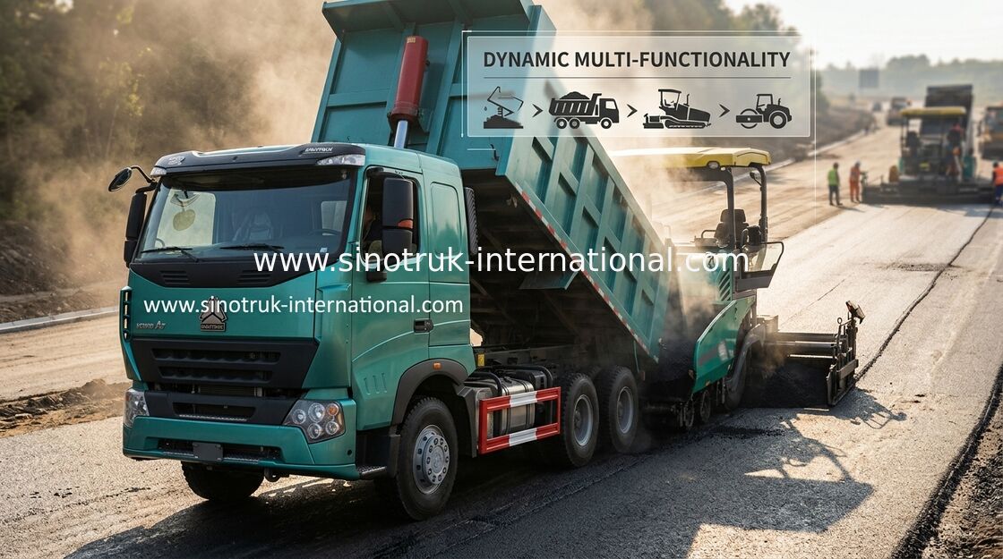ZZ3257M3847N1 Howo 팁 주는 사람 트럭 Sinotruk 엔진 연료 소모량 8×4 구동 장치형