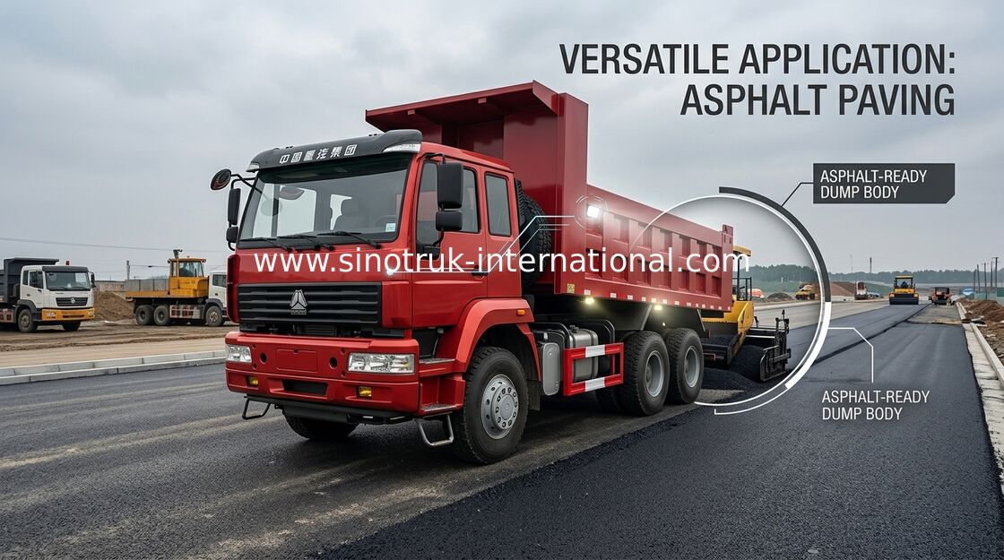 SINOTRUK 황금 황태자 팁 주는 사람 트럭 290 HP 10 - 25CBM ZZ3251M3241W 무거운 덤프 트럭
