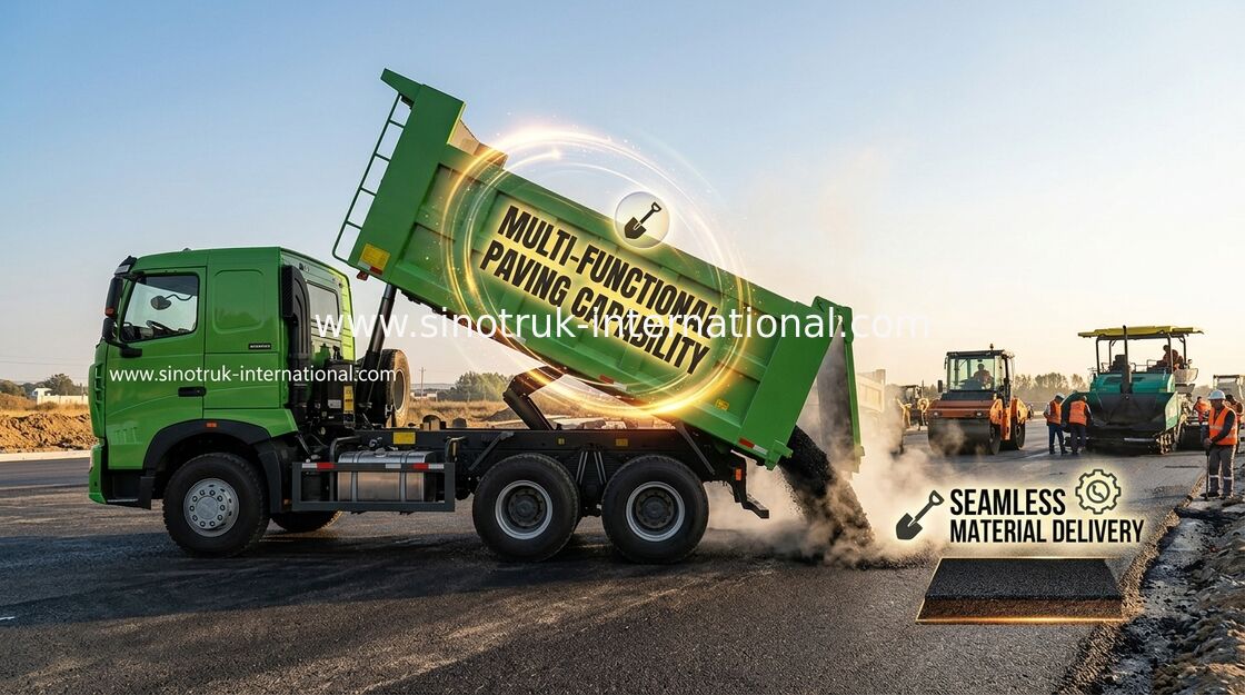 전자 중요한 팁 주는 사람 덤프 트럭 SINOTRUK HOWO 유로 2 표준 WD615.47 371 HP 엔진