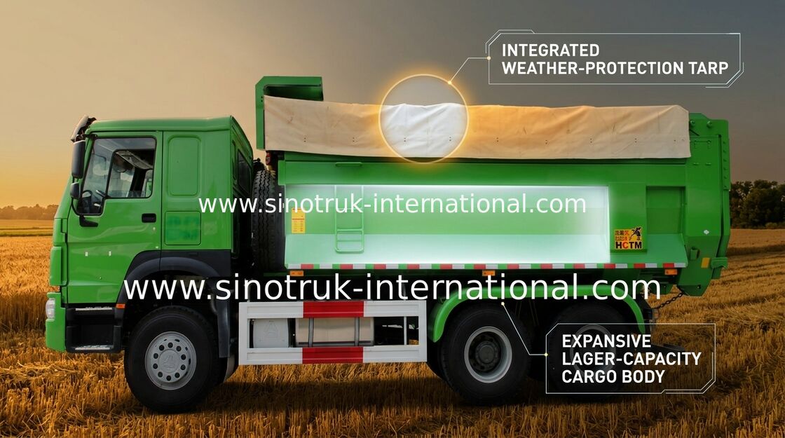 SINOTRUK 수송 건설물자를 위한 팁 주는 사람 덤프 트럭