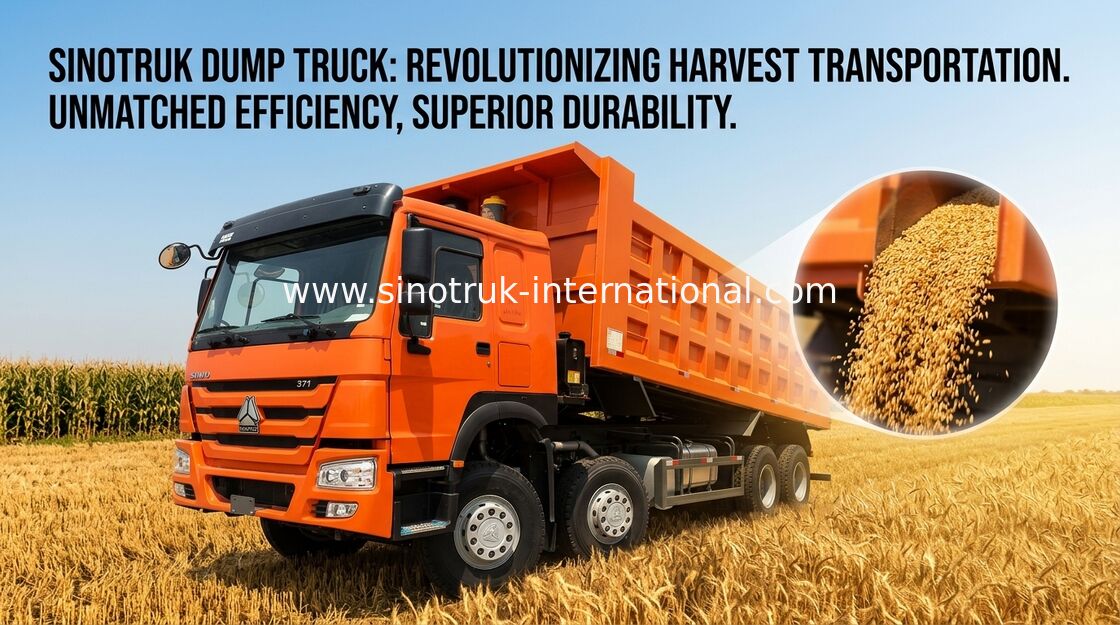 덤프 트럭 SINOTRUK HOWO 371HP 12는 LHD 31tons 20-30CBM ZZ3317N3867W를 선회합니다