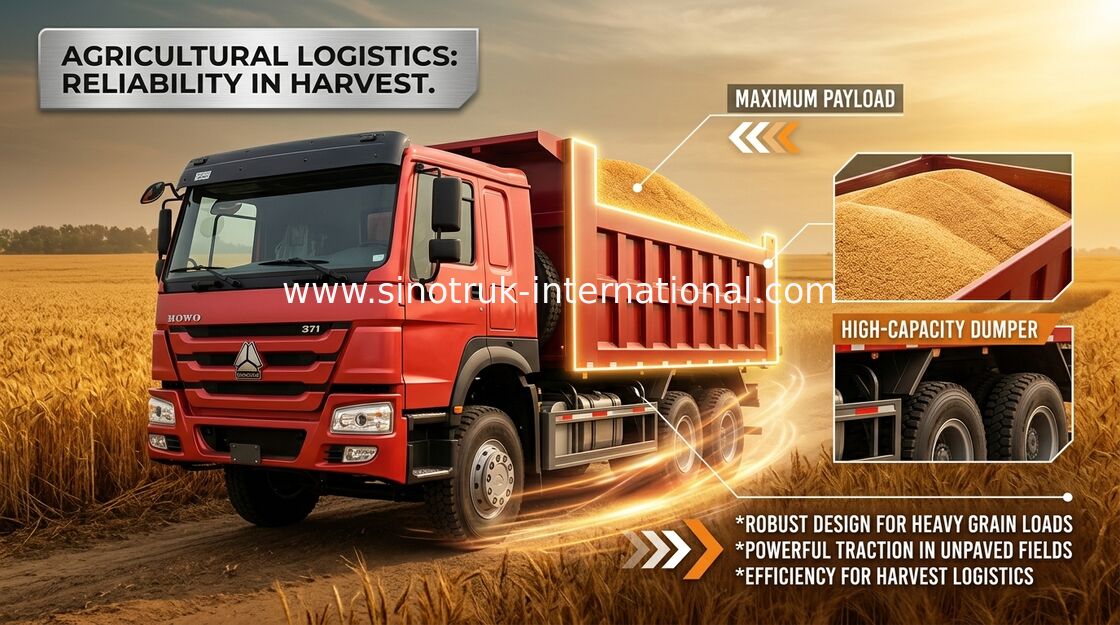 SINOTRUK HOWO 팁 주는 사람 덤프 트럭 371HP 8X4 LHD 31tons 20-30CBM ZZ3317N3567W