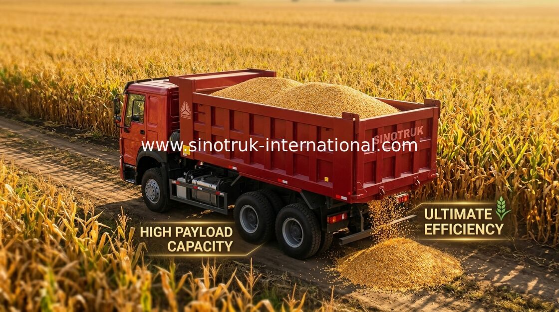 무기물 수송 자동적인 덤프 트럭 팁 주는 사람 30-40T 5800 * 2300 * 1500 화물 mm