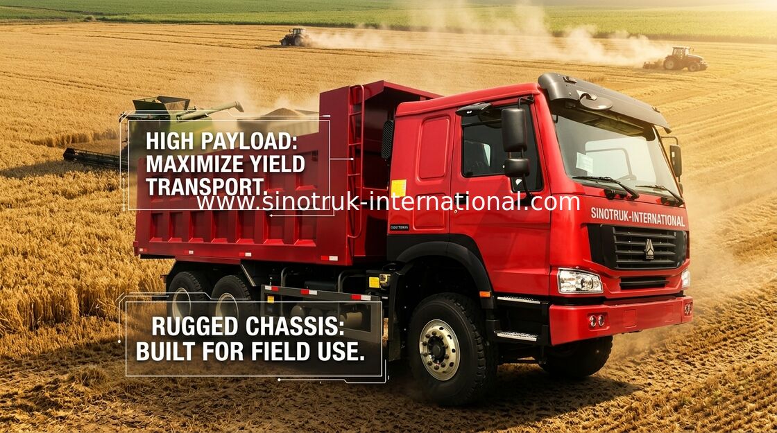 Sinotruk Howo 팁 주는 사람 덤프 트럭 6X4 RHD 371HP 25 톤 10-25CBM ZZ3257N3647A