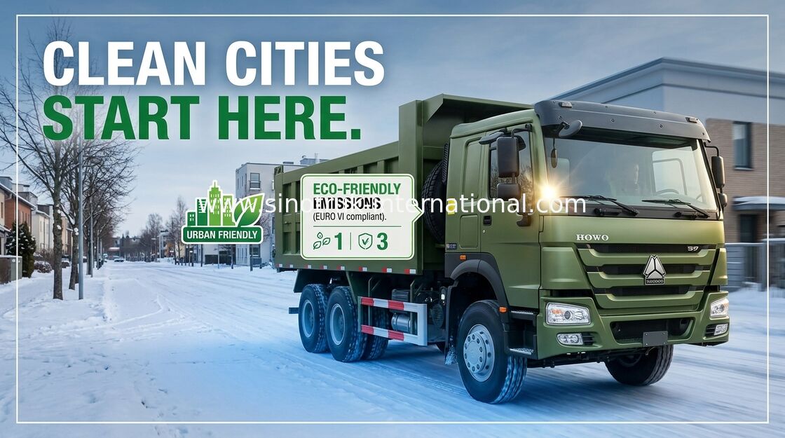 SINOTRUK HOWO 팁 주는 사람 덤프 트럭 371HP 12wheels LHD 31tons 20-30CBM ZZ3317N3267W