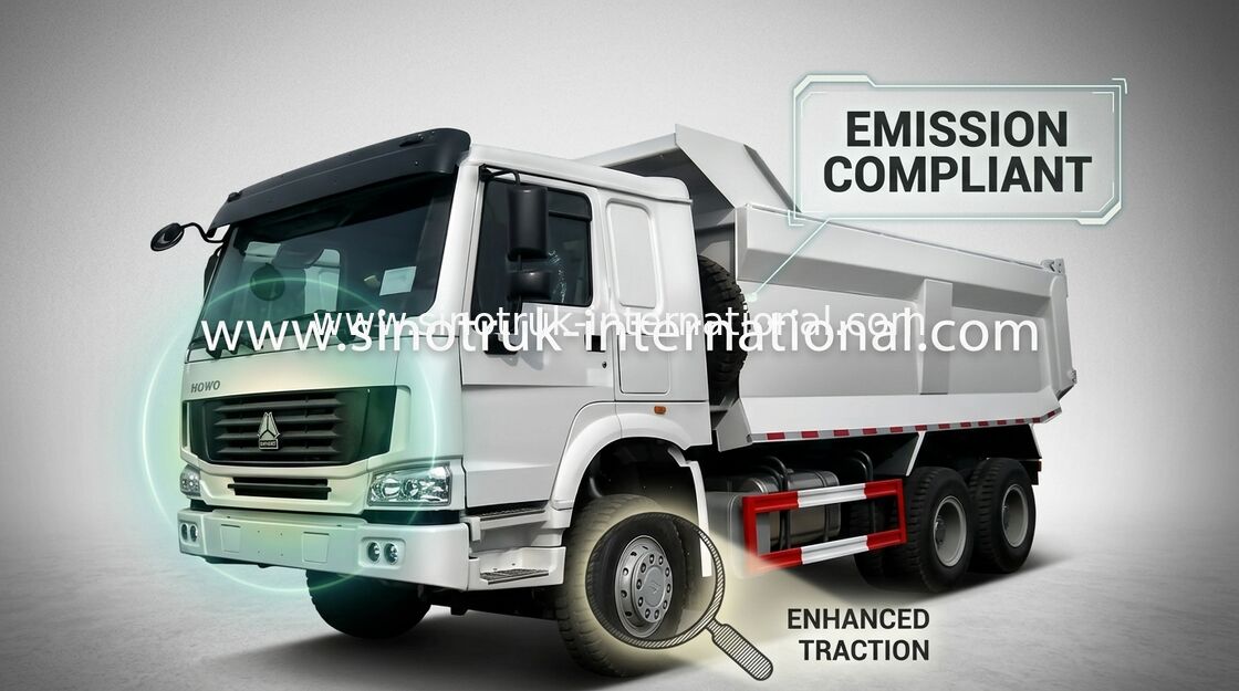 팁 주는 사람 덤프 트럭 SINOTRUK HOWO 10는 10-25cubic 미터 짐 25-40tons 상품을 선회합니다