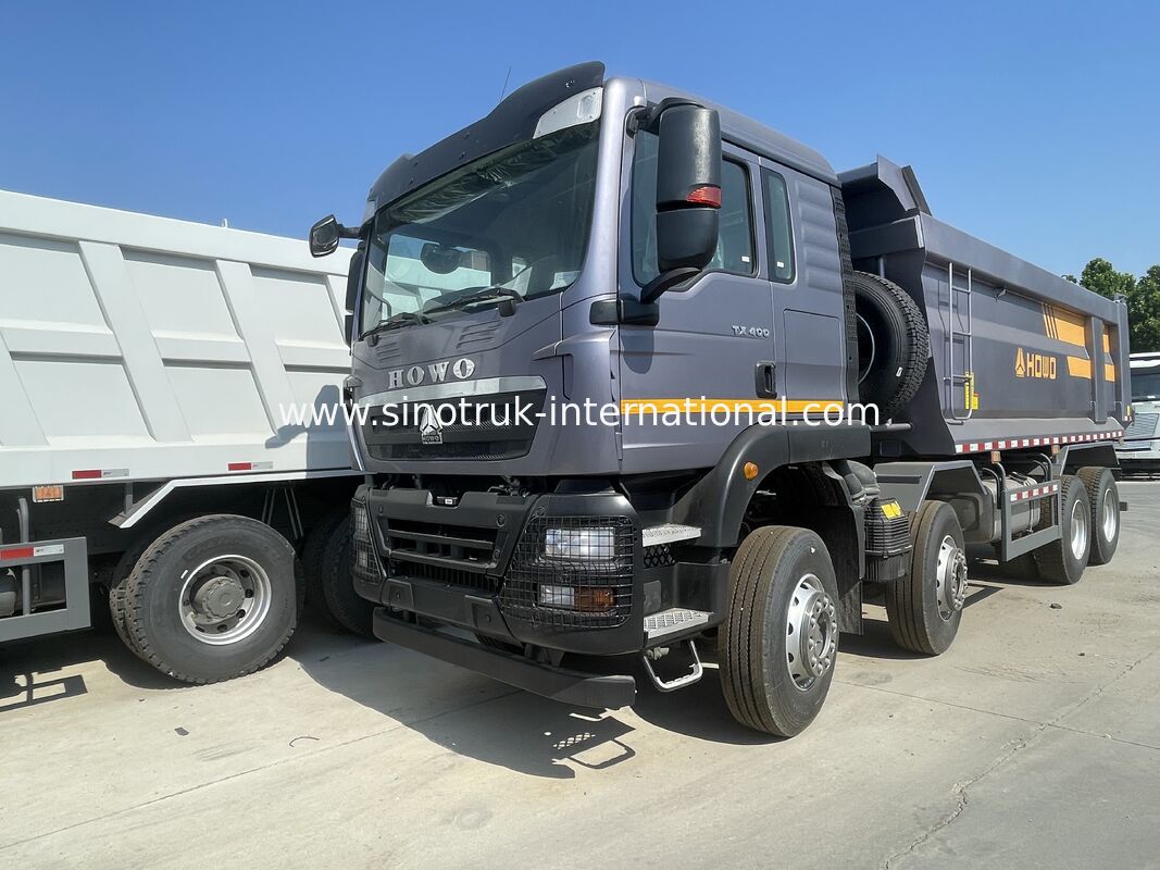 시노트룩 TX 모델 400HP 8X4 팅퍼 덤프 트럭 건설 전면 리프팅 고객 맞춤