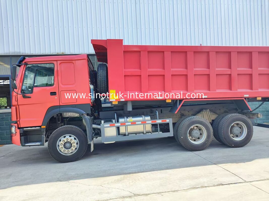 Heavy Duty HOWO 371 Horsepower 6×4 Tipper Truck With Middle Tipping Design, 20 Cubic Meter Cargo Body, Equipped With 12.00R20 Standard Tyres For Bulk Material Transport