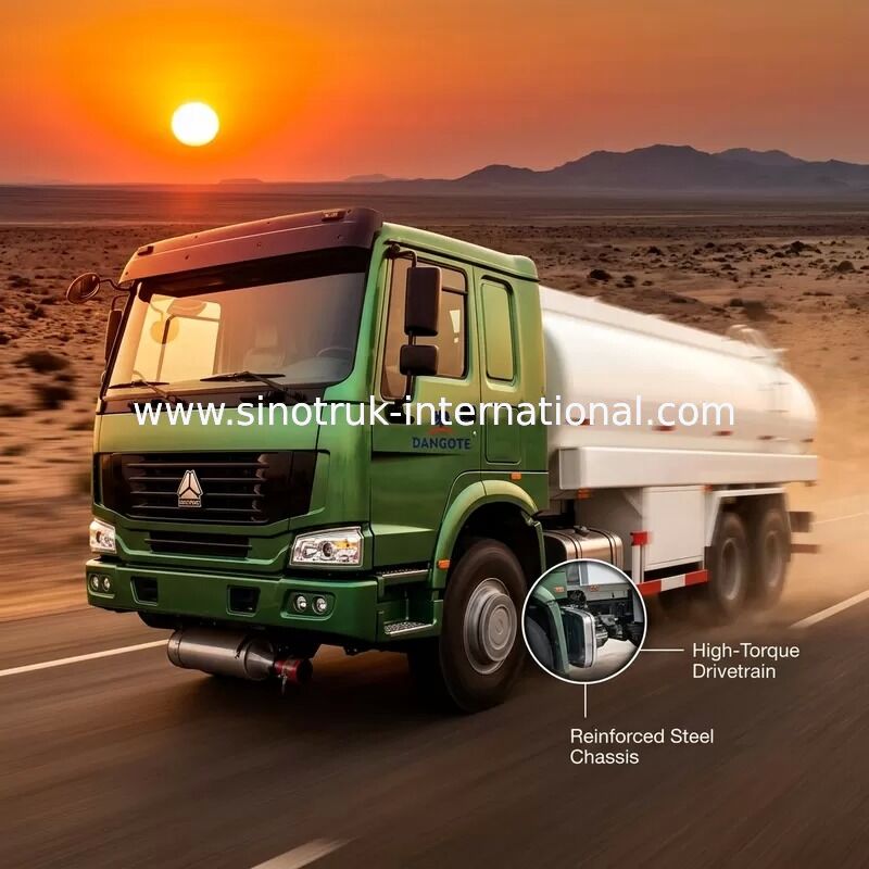 SINOTRUK HOWO 16-20CBM 유류 탱크 트럭 6X4 LHD 290마력 유로2 오일 탱크 트럭