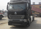6X4 HOWO Heavy Duty Tractor Trucks , 4 Stroke Electronic Fuel Injection Diesel Engine Tractors And Dump Trucks