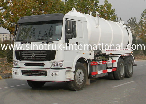 Sanitation Vehicles Sewage Vacuum Truck 18CBM LHD 6X4