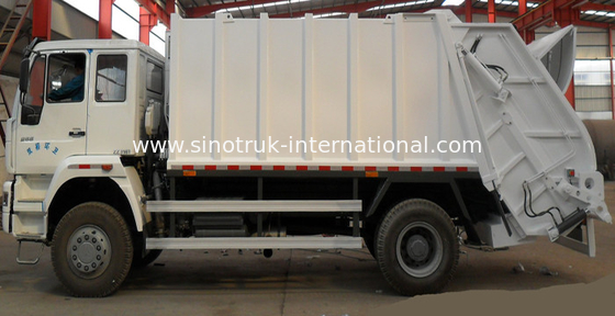 직업적인 4×2 쓰레기 수거 트럭 10-12 CBM 졸작 궤 트럭