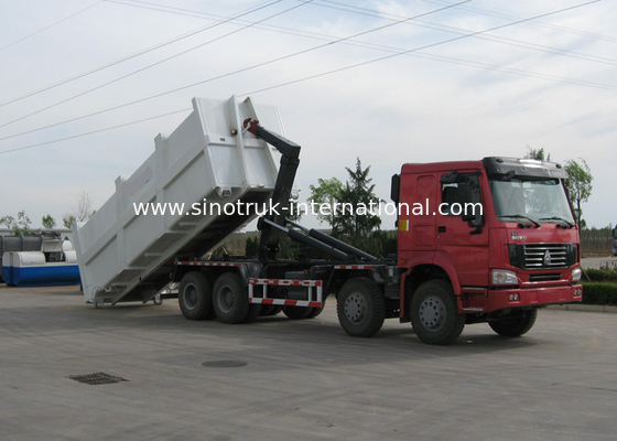 SINOTRUK HOWO 20-25 CBM 포가 이동할 수 있는 쓰레기 분쇄 처리 트럭