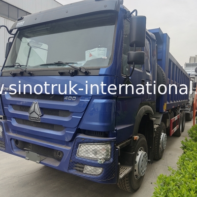 SINOTRUK 푸른 HOWO 400HP 8×4 내보자 덤프트럭 LHD