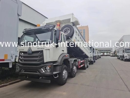 SINOTRUK HOWO 과중한 업무 내보자 덤프트럭 전방 리프팅 8×4 RHD