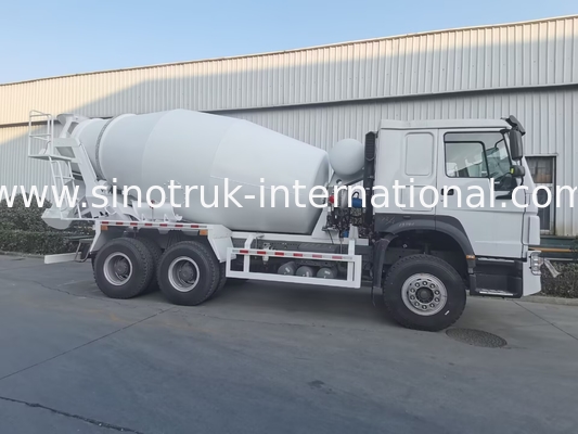 시노트룩 호우 콘크리트 믹서 트럭 380HP 6-10CBM 6 X 4 유로 2 혼합 공장 RHD