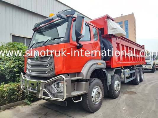 레드 스퀘어 버킷 덤퍼 (27CBM, 8×4, 371HP): 빠른 재료 배charge에 대한 주요 장점