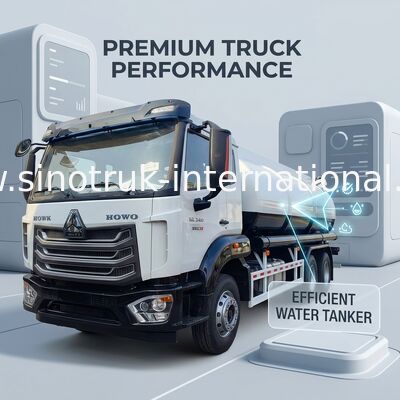 HOWO 300HP 10CBM 4x2 하수도 흡수 트럭: 무거운 용량, 정밀 청소 및 비교할 수없는 효율성