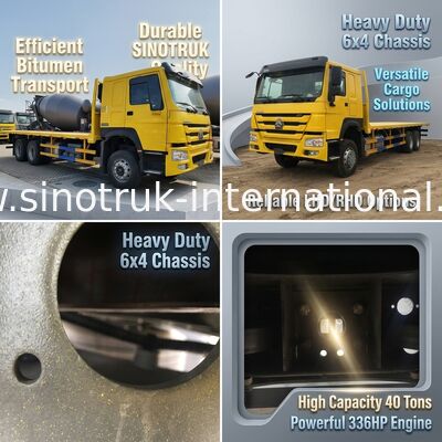 LHD RHD ZZ1257N4641W 40 톤 266HP 화물 트럭