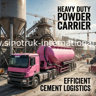 SINOTRUK HOWO 부피 시멘트 트럭 371HP 8X4 RHD 36-45CBM ZZ1317N4667W