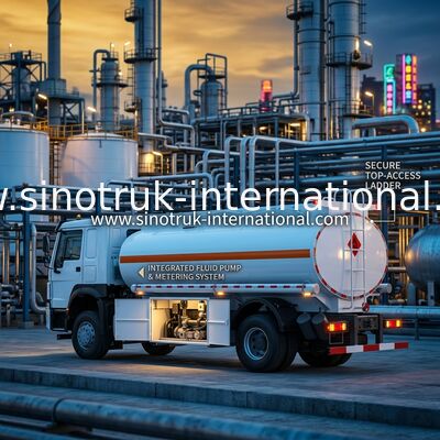 SINOTRUK 호워 트럭 연료 탱크 4x2 라이하드 Euro2 290 에이치피