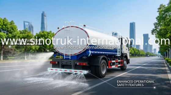 HOWO SINOTRUK 물 탱크 트럭 300HP 블루