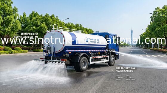 SINOTRUK HOWO 물 탱크 트럭 4x2 RHD 300HP 10CBM