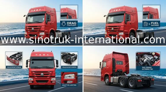 트랙터 트럭 SINOTRUK HOWO LHD 6X4 Euro2 336HP ZZ4257N3241W