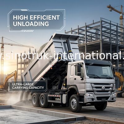 티퍼 트럭 SINOTRUK HOWO 400HP 12 바퀴 LHD 40톤 30CBM ZZ3317V3567B1