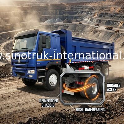 RHD 8×4 12바퀴 ZZ3317V3847B1R 고마력 저연료소비 380HP 블루 HOWO 티퍼 트럭