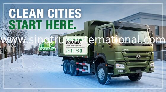 SINOTRUK HOWO 팁 주는 사람 덤프 트럭 371HP 12wheels LHD 31tons 20-30CBM ZZ3317N3267W