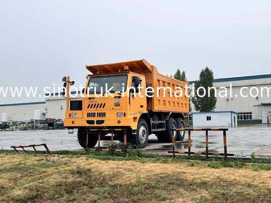 6×4 광산 틱퍼 90톤 430HP LHD SINOTRUK HOWO 광산 산업용