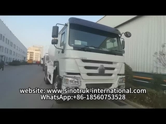 시노트룩 호우 콘크리트 믹서 트럭 380HP 6-10CBM 6 X 4 유로 2 혼합 공장 RHD