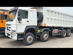 SINOTRUK 빨간 HOWO 400HP 8×4 내보자 덤프트럭 LHD