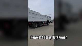 중고 Sinotruk Howo 6x4 덤프 트럭 371HP 헤비 듀티 파워