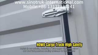 SINOTRUK HOWO 화물 트럭 높은 안전성과 효율성