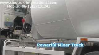 371HP Sinotruk Howo 콘크리트 믹서 트럭 10-20CBM