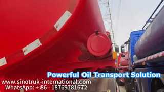 SINOTRUK HOWO 290 HP 오일 탱크 트럭