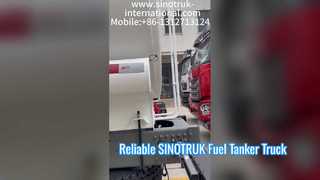 SINOTRUK HOWO 6X4 유조선 트럭 믿을 수 있는 연료 수송