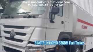 SINOTRUK HOWO 33CBM 유조선 트럭 성능
